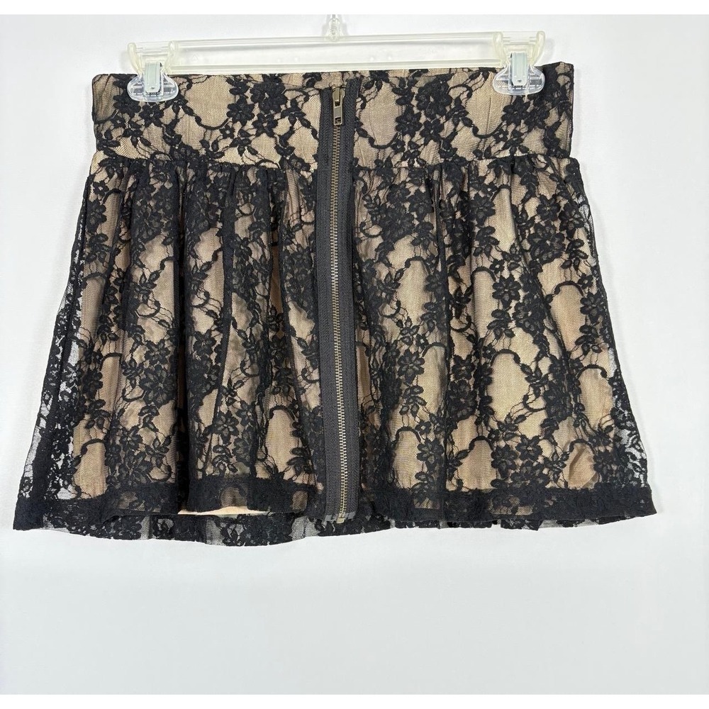 VTG Y2K Arden B Black Lace Mini Skirt Sz M Whimsigoth Elena Vamp Goth